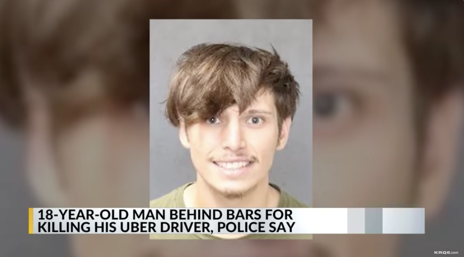 Suspect mugshot after Uber driver killed